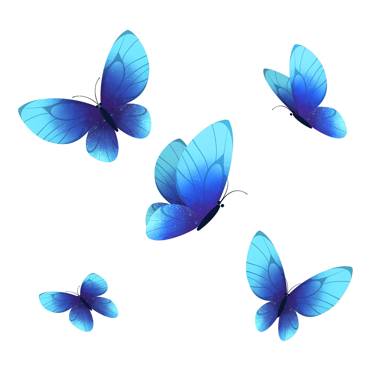 —Pngtree—blue beautiful butterfly effect_5437831